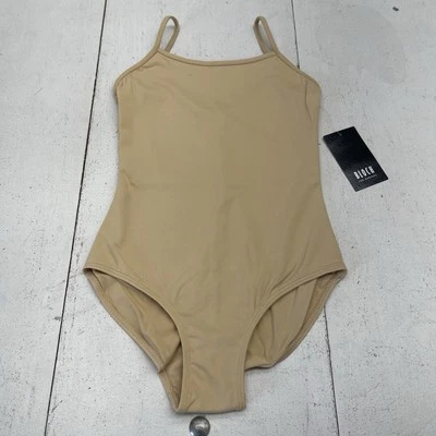 Bloch Parem Sand Beige Cami Ballet Dance Leotard Youth Girls Size 12 New Defects - Image 1 of 4