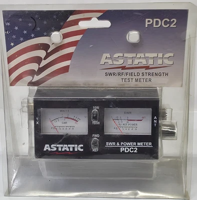 Astatic PDC2 SWR RF POWER Field Strength Test Meter ~ NOS - Image 1 of 3