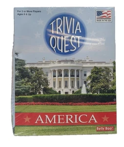 AMERICA TRIVIA QUEST " NEW SEALED " 2022 Trivia Game by Belly Boo - Picture 1 of 4