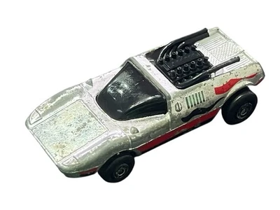 Lesney Matchbox Superfast Silver Streak No. I/1 Cromo/Rojo/Negro Inglaterra 1971 Foto 1 de 4