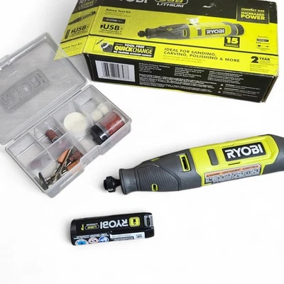 Kit de herramientas rotativas de litio RYOBI USB con batería de 2,0 Ah FVM51K ¡ENVÍO GRATUITO! Foto 1 de 4