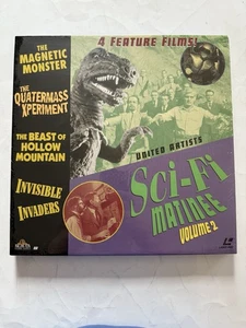 Sci-Fi Matinee (United Artists) 4 Feature Films LASERDISC SEALED BOX - Picture 1 of 3