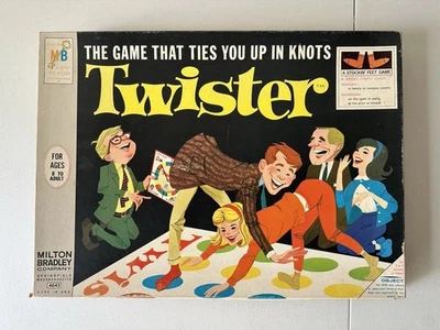 Twister Game - Vintage 1966 - Milton Bradley - Original 1st Edition - Complete - Image 1 of 4