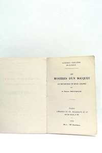 ALTES BUCH DELVAILLE DIE GEHEIMNISSE EINES BOTANISCHEN STRAUSSES 1868 - Bild 1 von 3