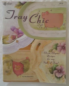 Indigo House Decorative Painting Painting Pattern TRAY CHIC 09749 Pat Saunders - Picture 1 of 12