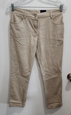 NEW Chaps Girls Approved Schoolwear Stretch Khaki Beige Ankle Pants Size 16R - Image 1 of 4