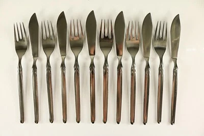 Fischbesteck WMF München Cromargan 6 Personen 12 Teile - Bild 1 von 4