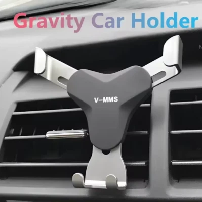 Universale Supporto Auto Cellulare Smartphone Bocchette GPS Aria Porta Telefono - Immagine 1 di 4