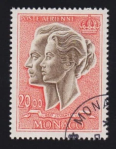 Mónaco 1021, 20 Fr. estampado, con goma #F793 - Imagen 1 de 1