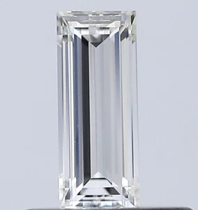 GIA CERTIFIED 0.30 Ct 100% Natural Diamond H/VS2 Grade Baguette Cut 6 x 2 mm - Picture 1 of 7