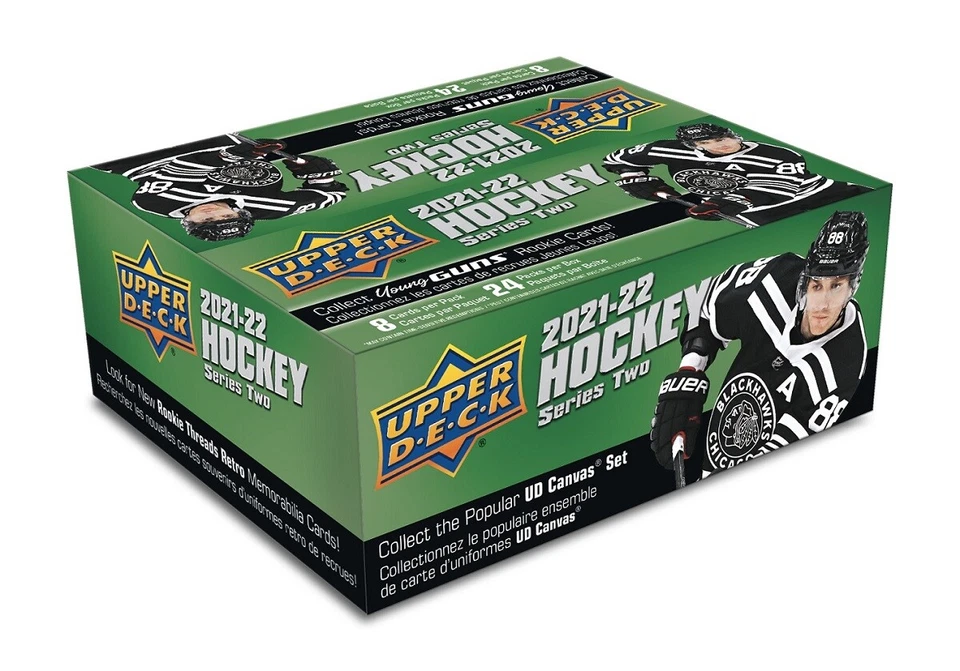Upper Deck 2021-22 NHL Series Two Hockey Retail Foil Box