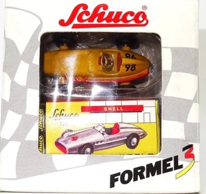 1:87 SCHUCO PICCOLO MERCEDES 1936 RACE CAR - YELLOW - MINT BOXED - Picture 1 of 4