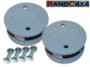 Land Rover Defender & Discovery Rear Spring Spacer Block Kit 50mm 2" Lift - Picture 1 of 3