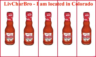 5 Flaschen Frank's Red Hot Original Hot Sauce Keto Friendly 5 Unzen Best By 12/26 - Bild 1 von 4