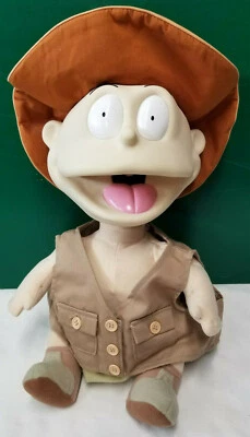 Tommy Pickles Safari 1998 16" muñeca parlante probada Mattel Rugrats Nickelodeon Foto 1 de 4
