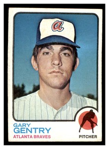 1973 Topps #288 GARY GENTRY Atlanta Braves ~G4Q