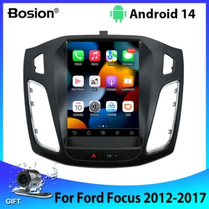 9.7'' Autoradio Für Ford Focus 2012-2017 Android 14 GPS Nav WIFI USB Sat Carplay - Bild 1 von 14
