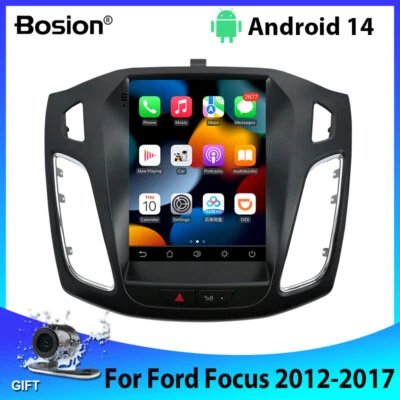 9.7'' Autoradio Für Ford Focus 2012-2017 Android 14 GPS Nav WIFI USB Sat Carplay - Bild 1 von 4