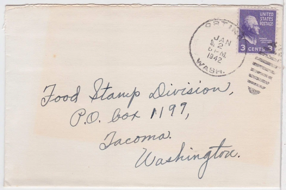 TurtlesTradingPost- Orting, Washington- 1942 Town Hand Cancel - Image 1 of 1