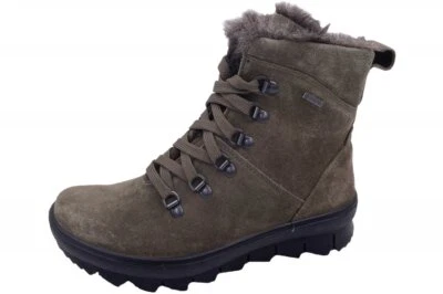 Legero Novara Gore-Tex Damen Winter Stiefel Grün Leder 2-000503-7500