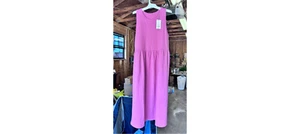 A New Day Tank Midi Dress Pink Womens Size XL Stretchy - Picture 1 of 5