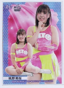 Tarjeta coleccionable Mio Momono - 2020 BBM para mujer lucha libre profesional TRUE HEART - Imagen 1 de 3