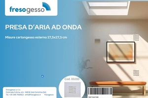 GRIGLIA AREAZIONE IN CARTONGESSO ONDA - Foto 1 di 4