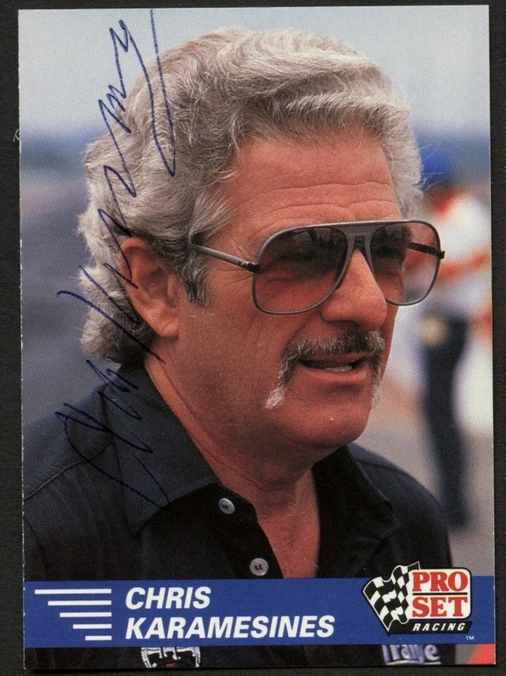 Chris Karamesines #11 signed autograph auto 1991 Pro Set  NHRA Trading Card - Image 1 of 1