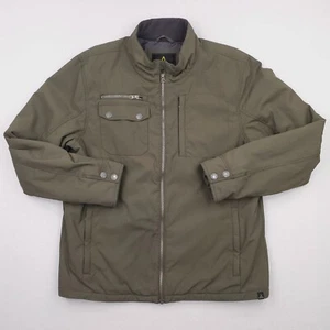 Prana Coat Mens Extra Large Olive Green Carter Field Jacket Insulated Outdoor - Picture 1 of 17