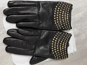 Portolano Leather Gloves With Lambswool And Angora Lining size 6 1/2 perfect - Picture 1 of 6