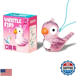Kids Toys Bird Whistle with Lanyard Fidget Toys Plastic Whistle Party Favors - Picture 1 of 5