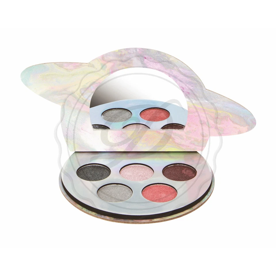 Halo Eyeshadow Palette - 5 Colour Girls Makeup Eyes Shimmer Pink Nudes Natural - Image 1 of 1