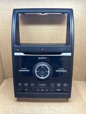 2014-2019 Ford Flex Radio Audio Climate Control Panel Sony EA8T-18A802-CB - Image 1 of 4