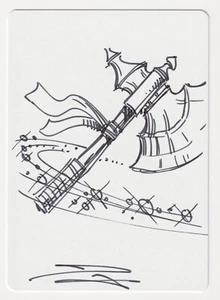 Signed Power Surge Proof Sketch NM Revised Artist Douglas Shuler MTG Magic AP! - Picture 1 of 2