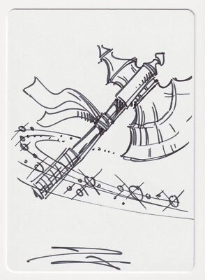 Signed Power Surge Proof Sketch NM Revised Artist Douglas Shuler MTG Magic AP! - Image 1 of 2