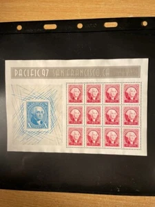 Stamps US used Pacifica 97 - 60 cent sheet of 12 - Picture 1 of 2