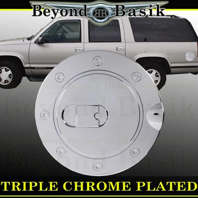 Cubierta de puerta de gasolina cromada Chevy GMC C/K 1500 2500 1988-2000 ABS Foto 1 de 2