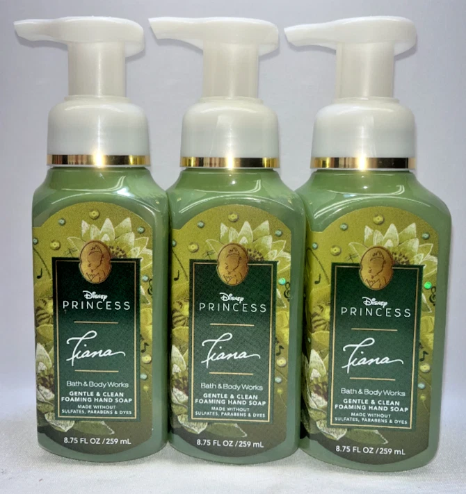 3 Princess Tiana Gentle Foaming Hand Soap Bath & Body Works 8.75 fl oz - Image 1 of 1