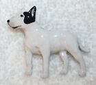 Bull Terrier White Black Hand Painted Pewter Pin Jewelry Art USA Made