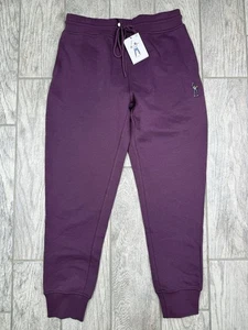 Eastside Golf Jogger Pants Burgundy Size M Sweatpants Embroidered Logo Fleece - Picture 1 of 11