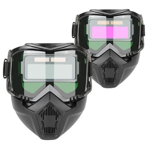 1x Auto Darkening Welding Helmet Welder Mask Welding Soldering Protector Mask - Picture 1 of 14
