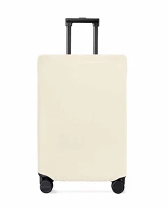 Beige Travel Luggage Cover, Cream Solid Color Anti-scratch Travel Suitcase Pr... - Bild 1 von 6