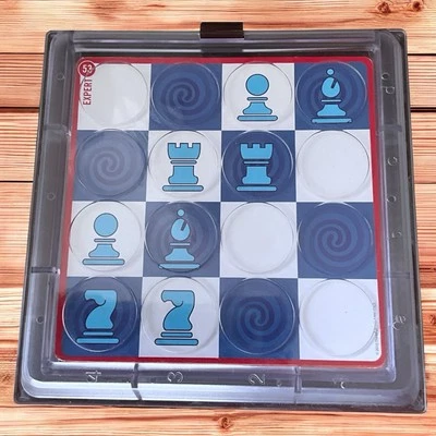 Solitaire Solo Chess COMPLETE Thinkfun 2010 Logic Strategy Puzzle Challenges - Image 1 of 4