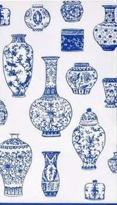 FREE SHIPPING  2  Paper Napkins for Decoupage (Chinoiserie Vases) - Picture 1 of 3