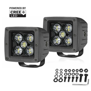 2x 3 pulgadas 100 W LED cubo vainas barra de luz de trabajo punto conducción niebla todoterreno ATV UTV SUV - Imagen 1 de 12