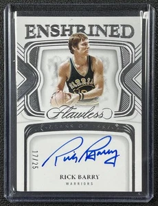 RICK BARRY 2023-24 PANINI IMPECCABILE #ES-RBY FIRME CONSACRATE AUTO 17/25 - Foto 1 di 2
