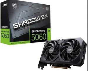 MSI Gaming RTX 5060 8G Shadow 2X OC 8GB GDDR7 Graphics Card - Picture 1 of 4