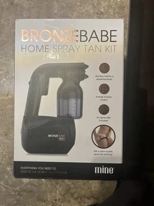 NEW MINETAN MINE TAN BRONZE BABE PERSONAL MOBILE TAN GUN BODY SPRAY KIT - Picture 1 of 4