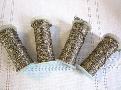 4 Kreinik Iron-on Metallics #6271 BAROQUE Medium #16 Braid Thread lot - Image 1 of 4
