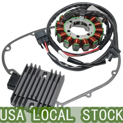 Stator+Regulator+Gasket for Kawasaki VN900 Vulcan 900 Custom 2007-2023 Classic Foto 1 de 4